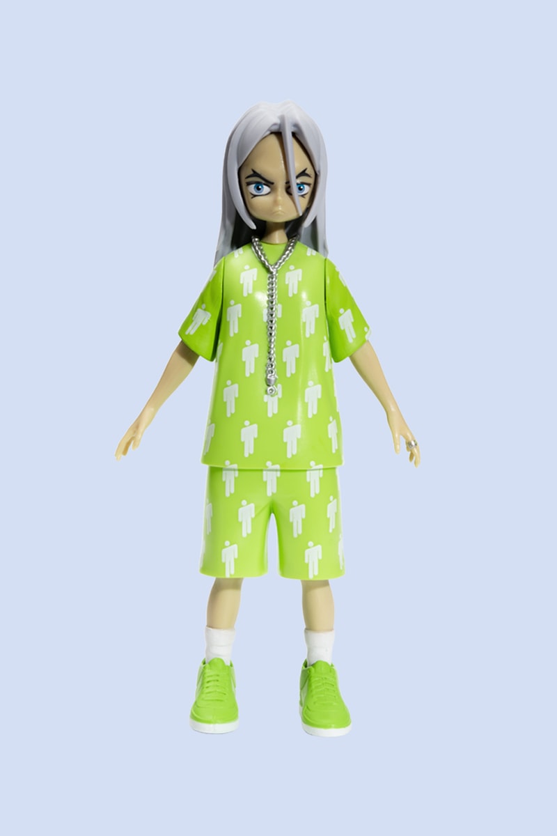 Billie Eilish x Takashi Murakami Vinyl Figure Green Grey Tan
