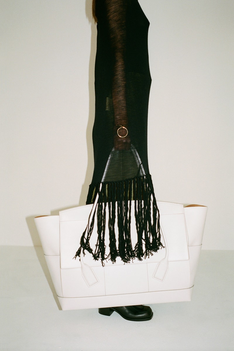 Bottega Veneta The Arco Bag Daniel Lee Pre-Fall 2019 Lookbook White Big Large