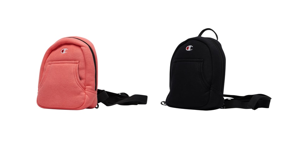 champion reverse weave mini backpack Coral sporty silhouette that works just as well in the classroom as it does at practice Champion mini backpack | Depop