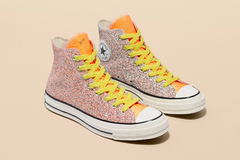 JW Anderson Converse Glitter Release Date Info Chuck Taylor All Star 70 Run Star Hike