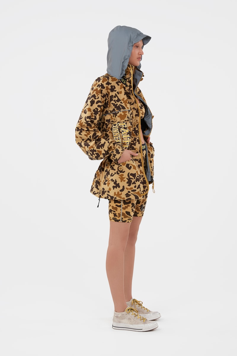 KOCHÉ x Faith Connexion x Feng Chen Wang x Converse Capsule Collection Camouflage Jacket Brown Black Hoodie Greu