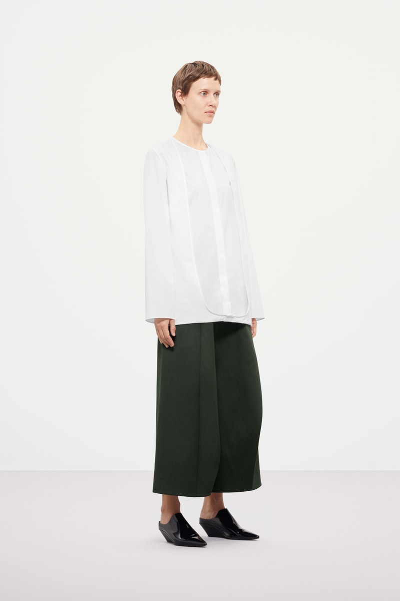 Cos Fall Winter 2019 Lookbook Top White Pants Black