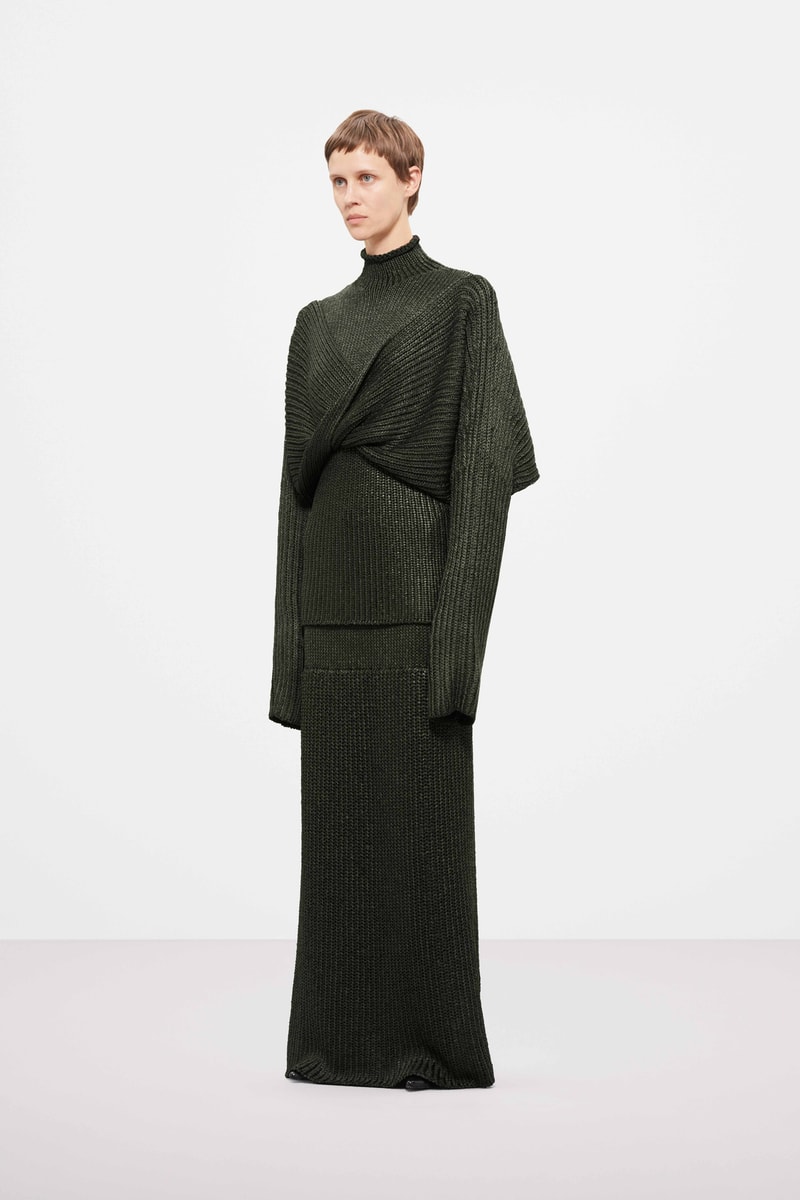 Cos Fall Winter 2019 Lookbook Dress Green