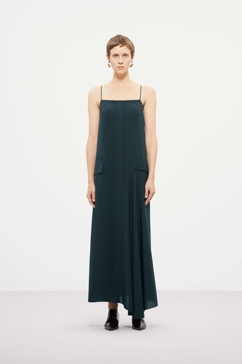Cos Fall Winter 2019 Lookbook Dress Green