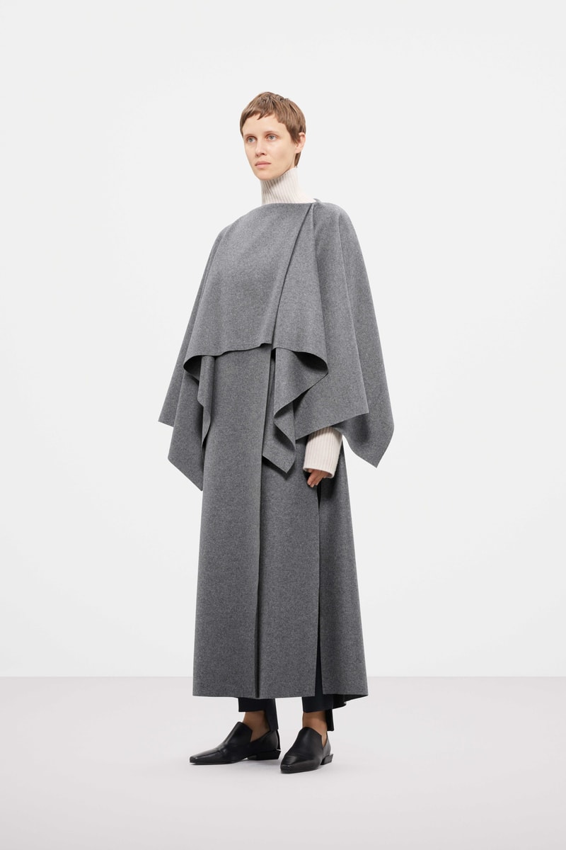 Cos Fall Winter 2019 Lookbook Top Skirt Grey