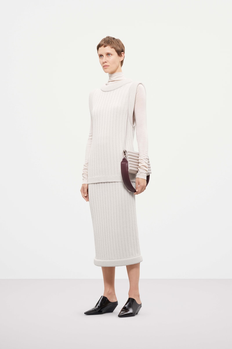 Cos Fall Winter 2019 Lookbook Top Skirt Grey