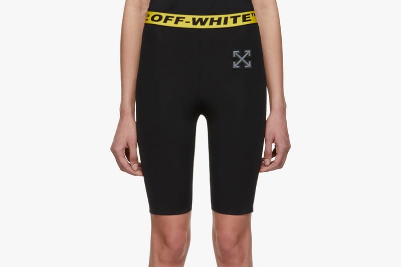 off white cycling shorts