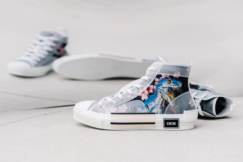 A Closer Look at Dior & Hajime Sorayama's Dinosaur High-Top B23 Sneaker
