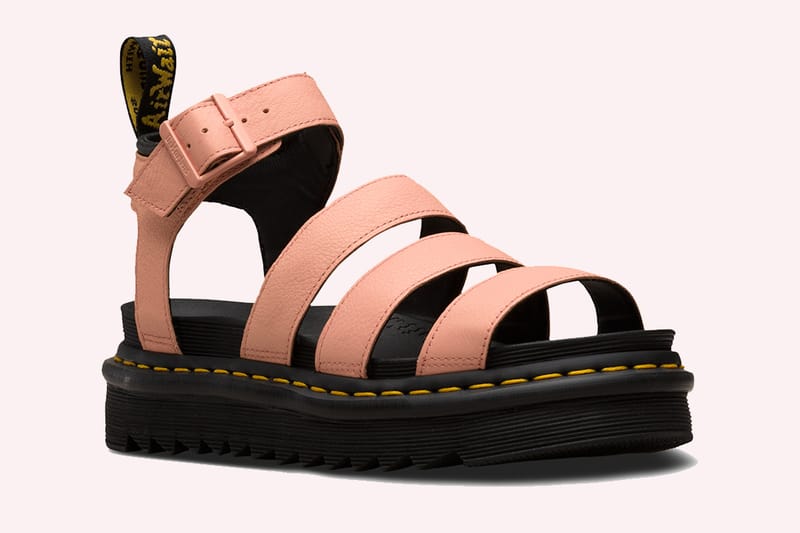 Dr. Martens' "Living Coral" Platform Sandals Are Perfect for Festival Season