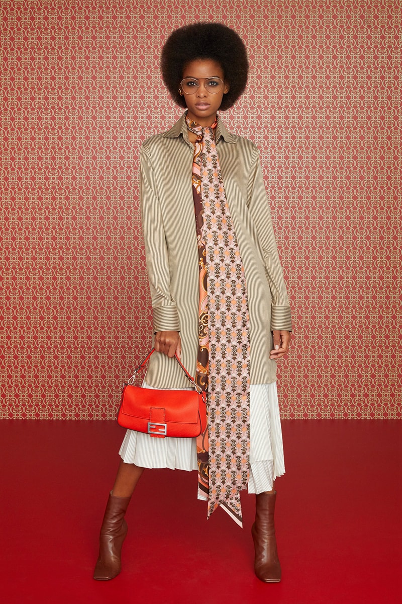 Fendi Pre-Fall 2019 Collection Baguette Peekaboo mon tresor Bags monogram