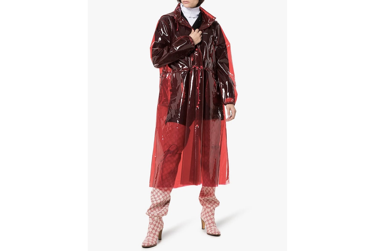 Festival Fashion Season Boots Coats Rain Balenciaga GANNI Burberry Marine Serre Rains Jacket Wellies