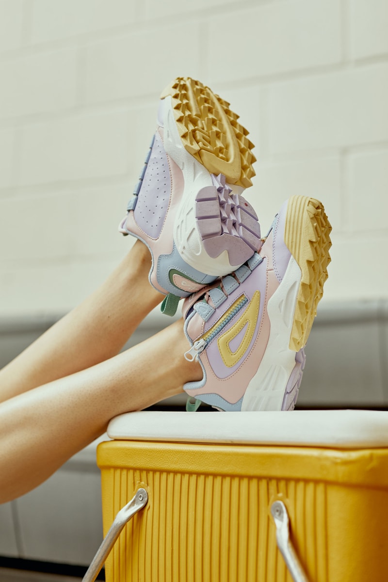 Fila Disruptor 3 Zip Spring Summer 2019 Lookbook Pastels