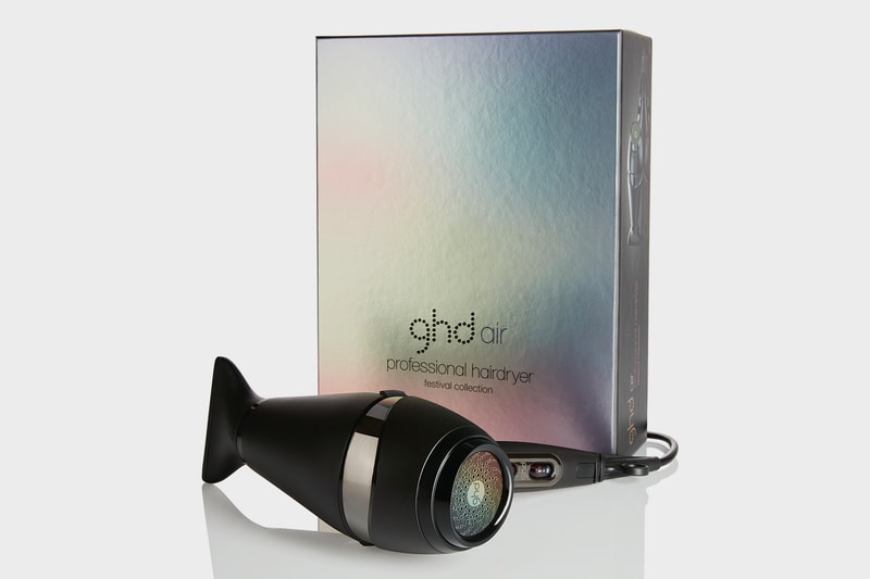 Ghd Festival Rainbow Ombré Styler Platinum Gold Air Hair Dryer