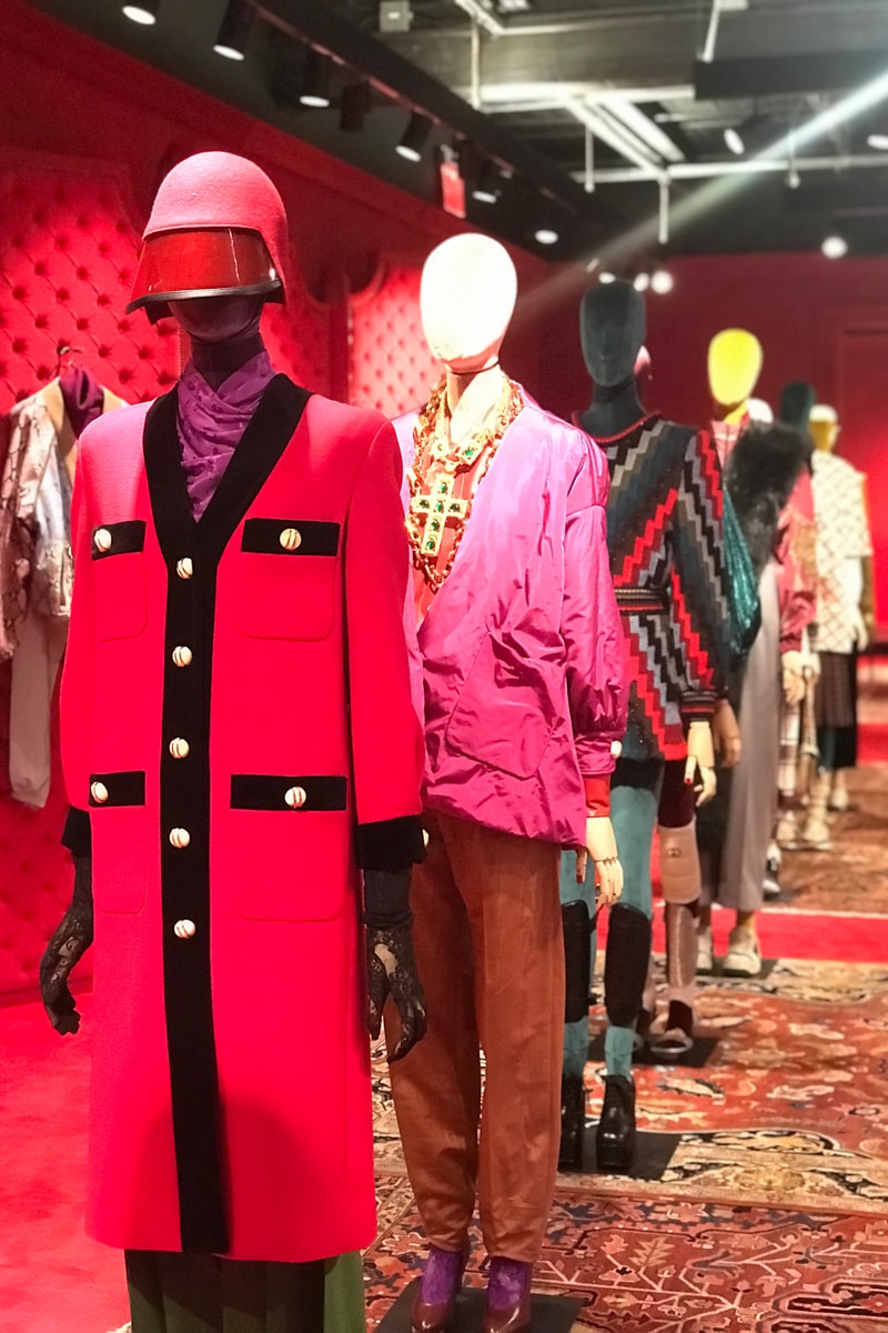 Gucci Fall Winter 2019 Collection Dress Red Black Top Pink