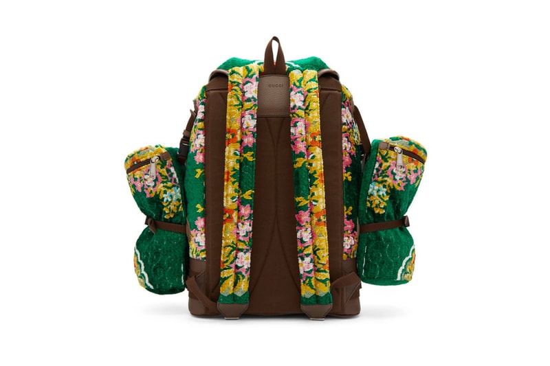 Gucci Oversized Tapestry Backpack Green