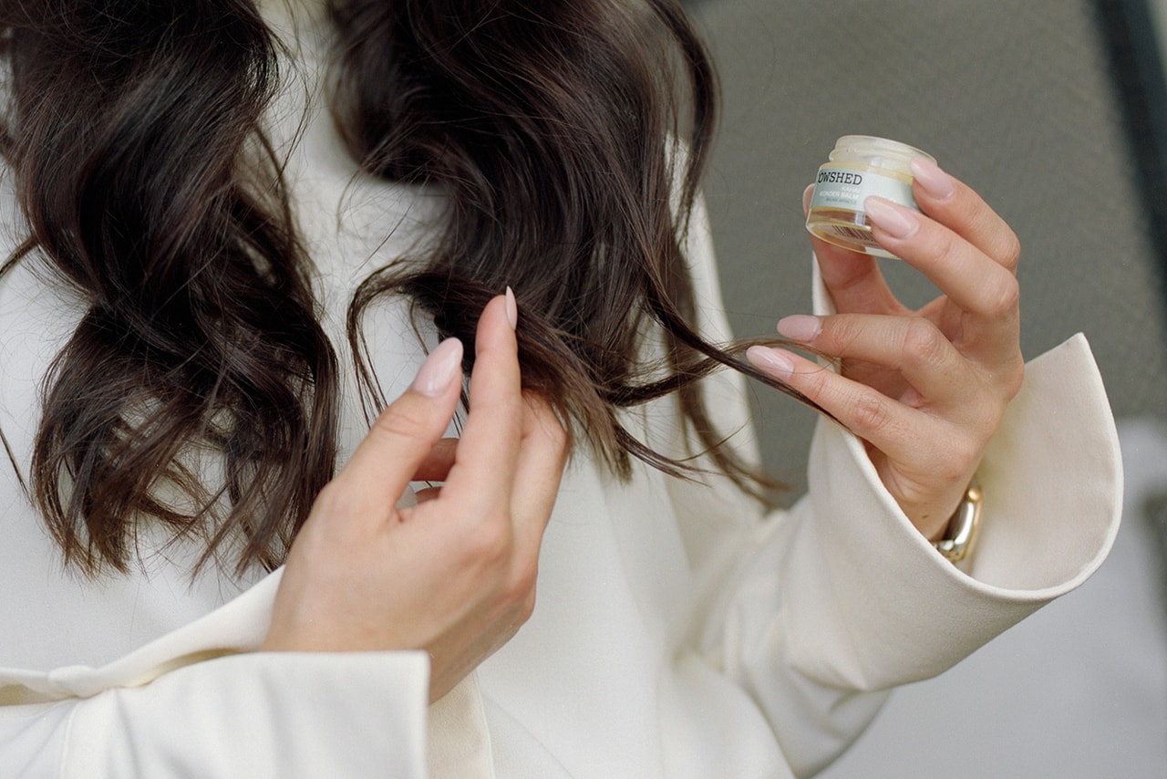 Makeup Skincare Cosmetics Haircare Products Estee Lauder Serum Living Proof Hair Volume Spray Cowshed Balm Mario Badescu Flat Lay Lifestyle Danielle Cathari