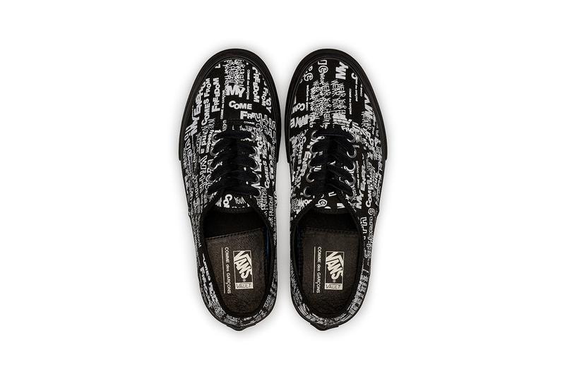 COMME des GARÇONS CDG Vans Authentic Original Message 