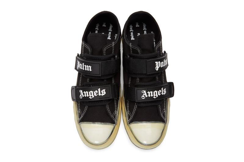 Palm Angels Velcro Sneaker Black White 