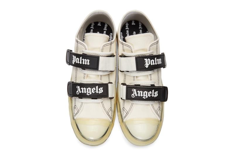 Palm Angels Velcro Sneaker Black White 