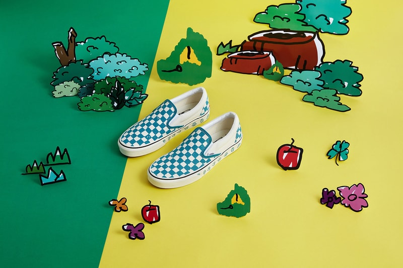 Kakao Friends x Vans Capsule Collection Slip On White Blue