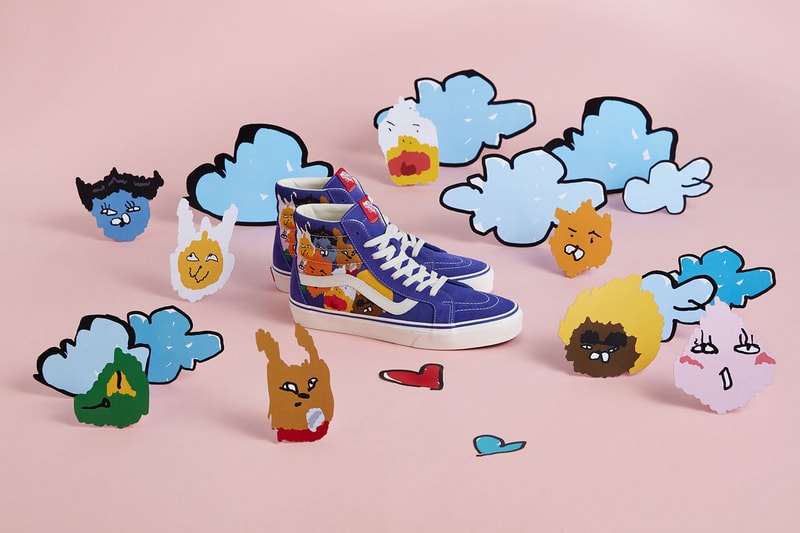 Kakao Friends x Vans Capsule Collection Sk8 Hi Blue White