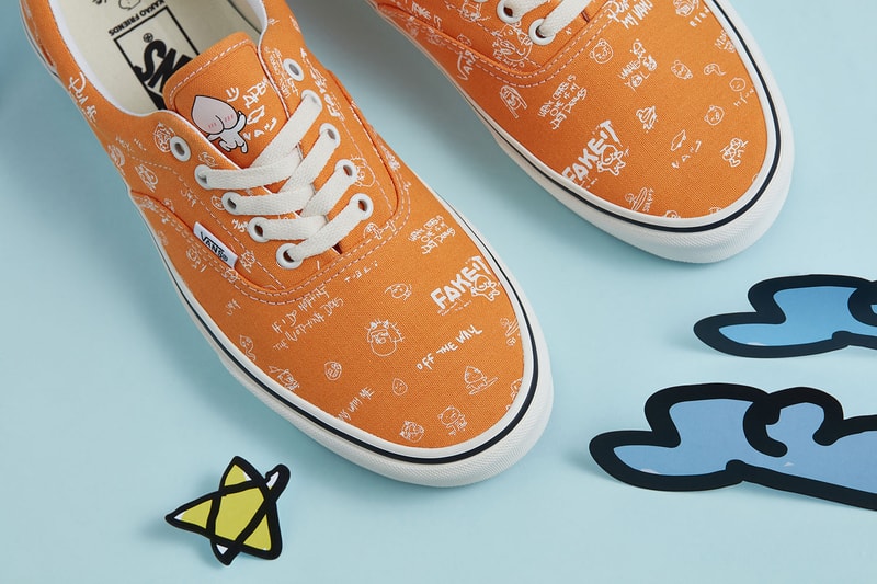 Kakao Friends x Vans Capsule Collection Era Orange White
