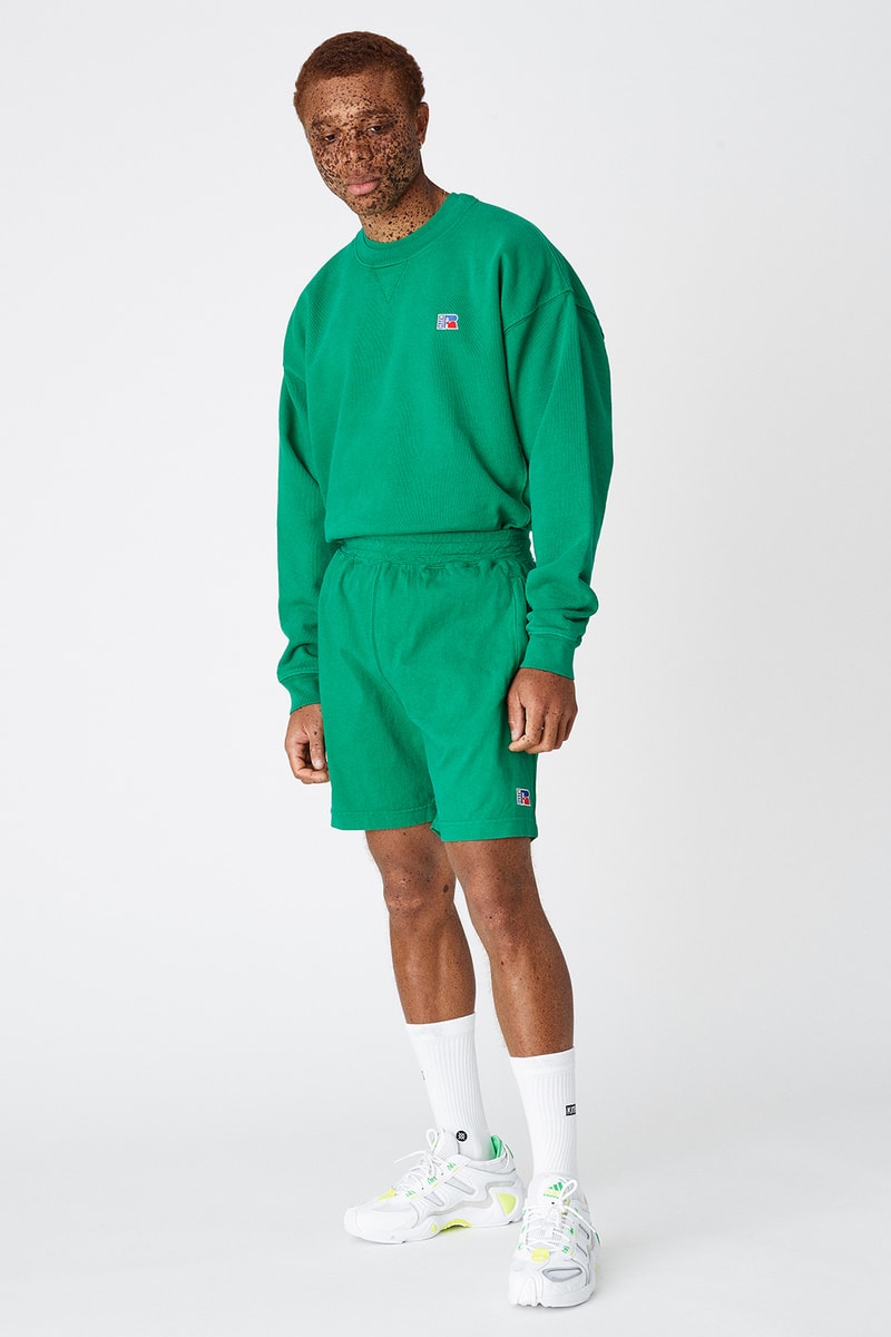 KITH Russell Athletic Unisex Collaboration Pastel Graphic T-Shirt Hoodie Sweatshirt Shorts Ronnie Fieg