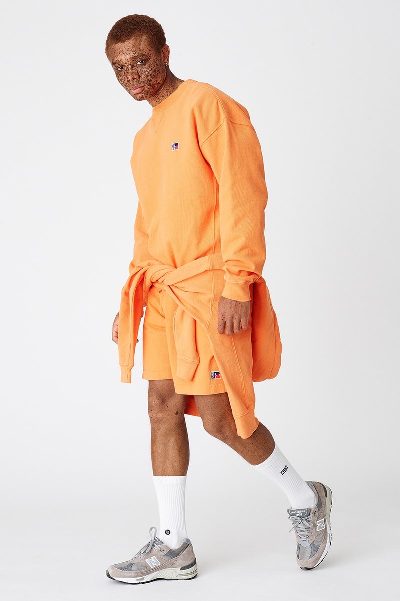 KITH Russell Athletic Unisex Collaboration Pastel Graphic T-Shirt Hoodie Sweatshirt Shorts Ronnie Fieg