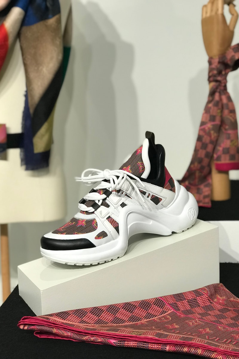 Louis Vuitton Fall Winter 2019 Closer Look Archlight Sneaker White Brown