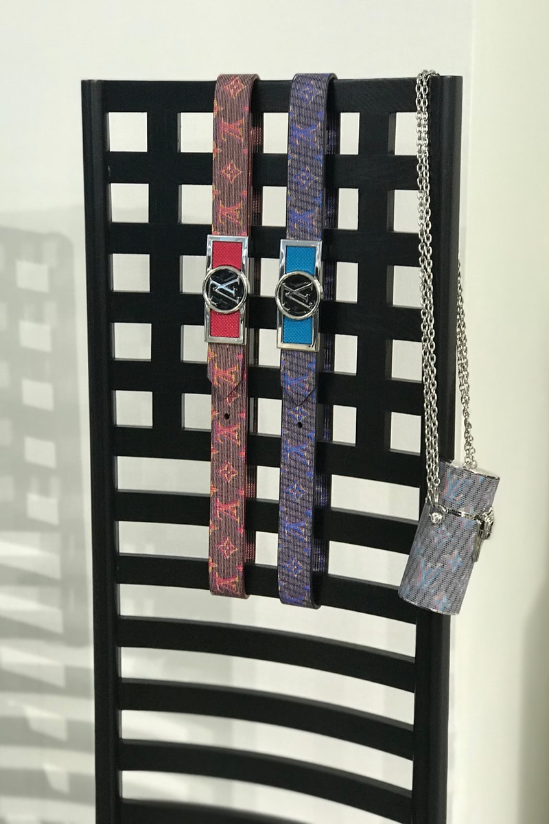 Louis Vuitton Fall Winter 2019 Closer Look Belts Red Blue Teal