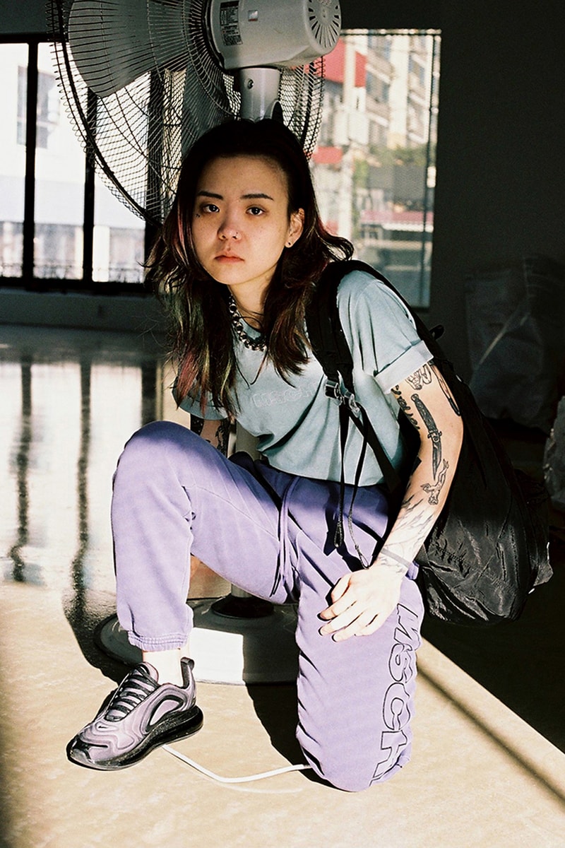 mischief spring summer 2019 ss19 korean streetwear k-fashion lookbooks dad caps blazers backpacks graphic tees