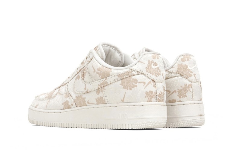 Nike Air Force 1 Premium "Sail/Ivory/Guava Ice" Spring Summer Sneaker Shoe Trainer Release White Pattern Floral