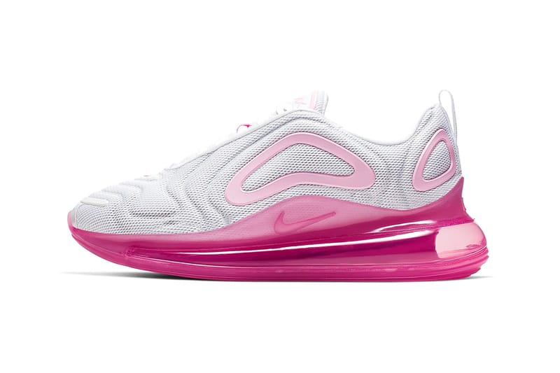 Slip Into Nike's Air Max 720 Created With a "Laser Fuchsia" Sole