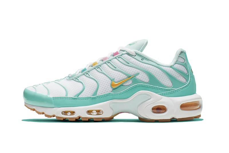 Nike Air Max Plus "Easter" Spring/Summer Release White Blue Turquoise Gold