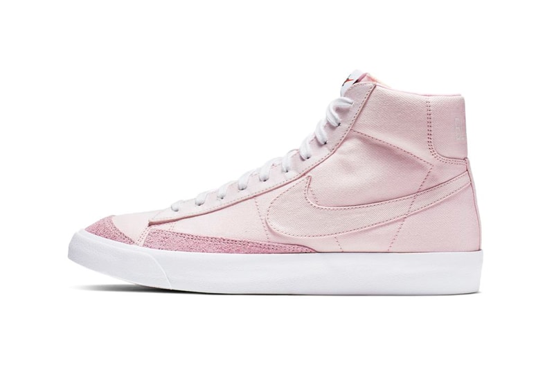 Nike Blazer Mid 77 Vintage Pastel Pink Foam Sneakers Trainers