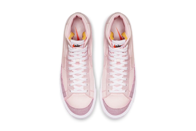 Nike Blazer Mid 77 Vintage Pastel Pink Foam Sneakers Trainers