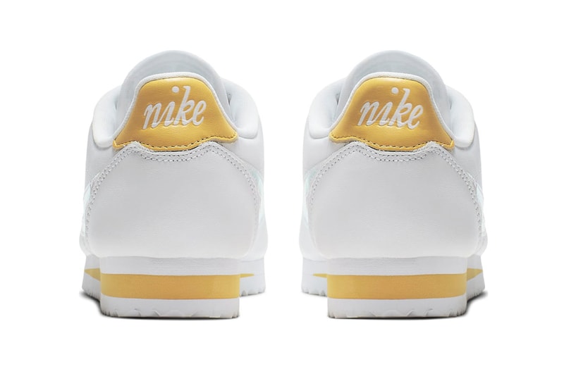 Nike Cortez White Clear Topaz Gold