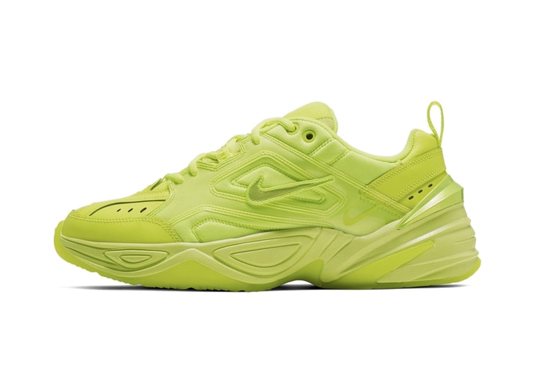 Nike M2K Tekno Neon Green/Yellow "Volt" Chunky Sneaker Shoe Trainer Release Bright Trend