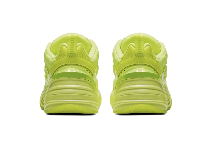 Nike M2K Tekno Neon Green/Yellow "Volt" Chunky Sneaker Shoe Trainer Release Bright Trend