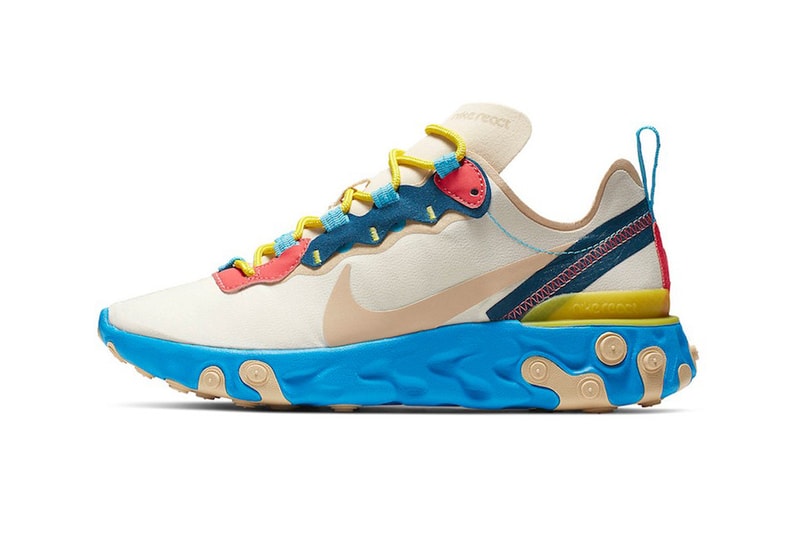 Nike React Element 55 Electric Blue