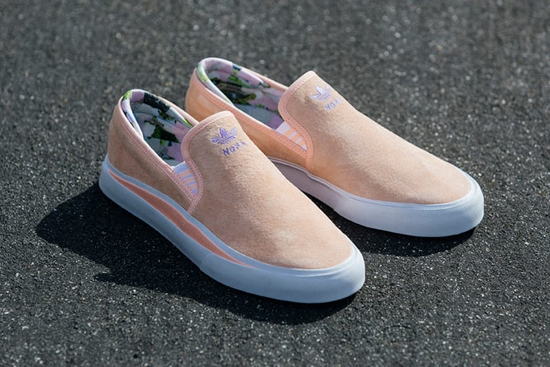 Pro Skater Nora Vasconcellos and adidas Debut a "Living Coral" Sabalo Slip-On