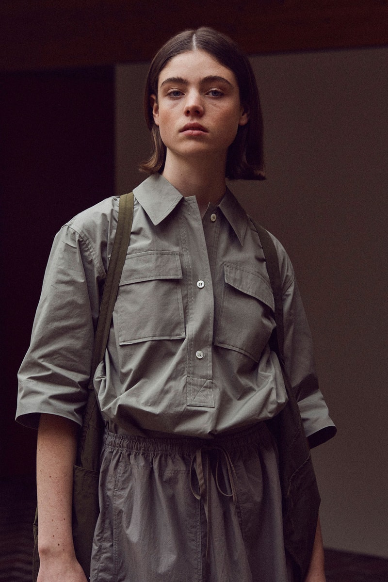 Norse Store Spring Summer 2019 Editorial Top Green Bottoms Grey