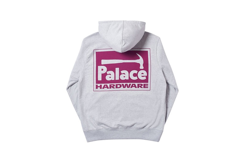 Palace Spring 2019 Hoodie Grey