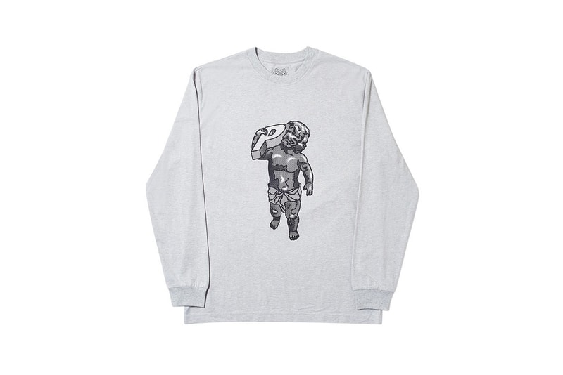 Palace Spring 2019 Long Sleeve Shirt Grey