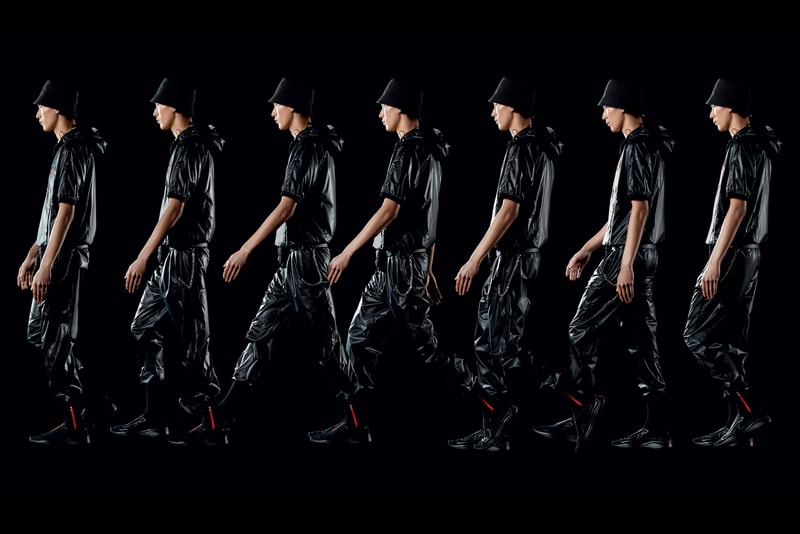 Prada Linea Rossa Spring/Summer 2019 Campaign Release Lookbook Prada Logo Hat Collection