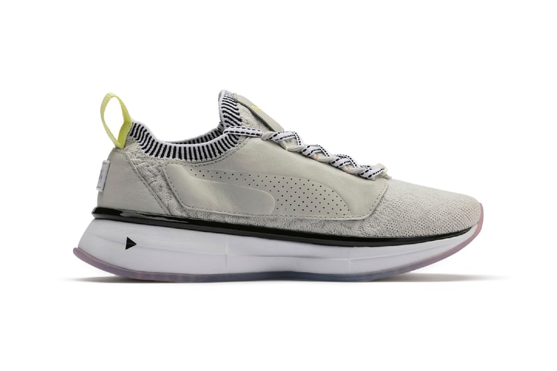 Selena Gomez x PUMA Spring Summer 2019 Collection SG Runner Strength Training Shoes Glacier Grey White