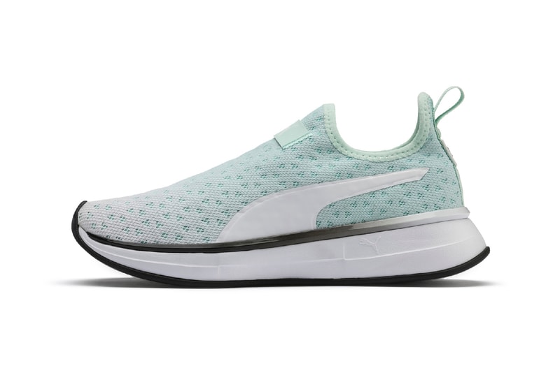 Selena Gomez x PUMA Spring Summer 2019 Collection SG Bright Fade Slip-On Fair Aqua Black