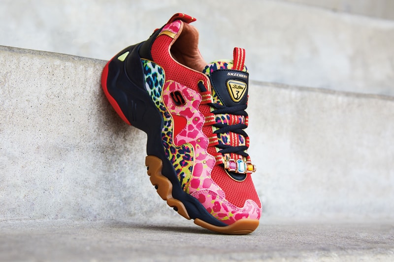 Skechers D'Lites Joy Summer Fancy Day Furry Tale Glowing Sky