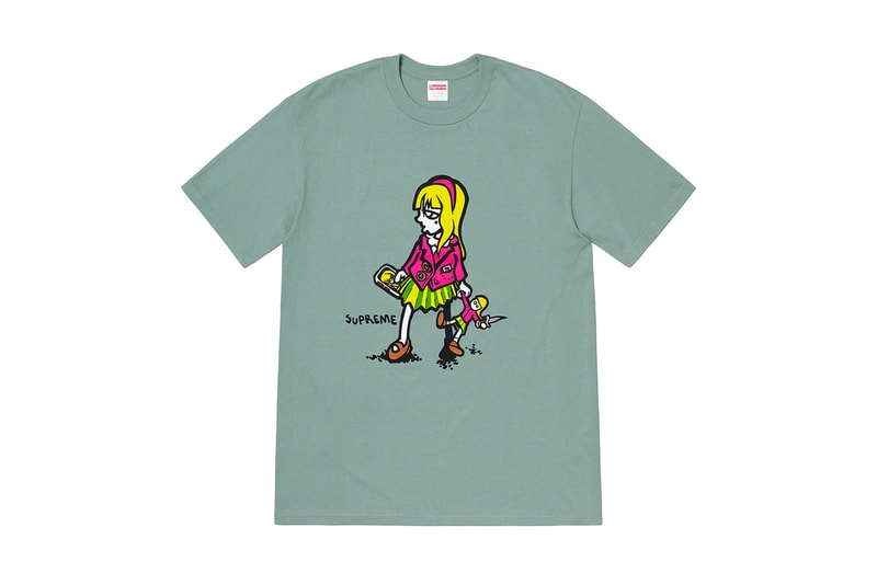 Supreme New York Spring 2019 Graphic Tees T-Shirts Dali Ghost Rider