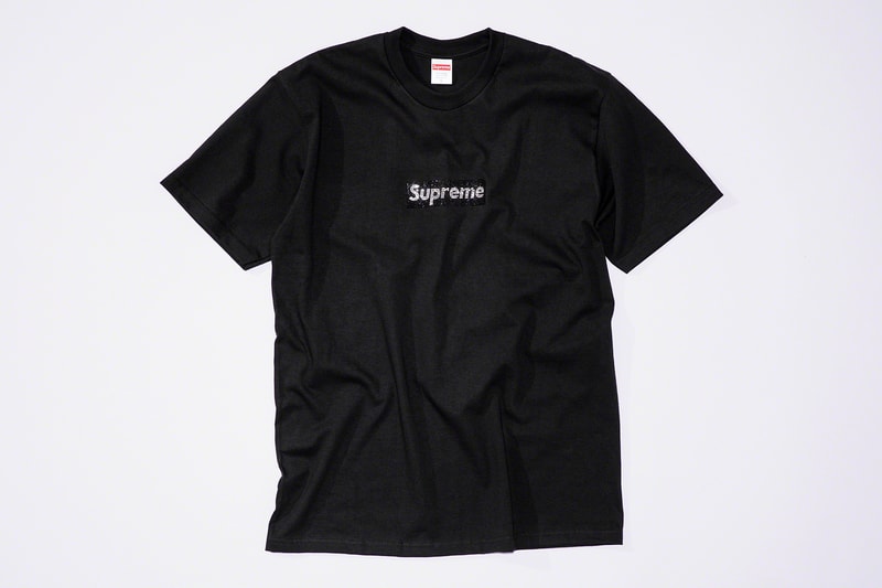 Supreme 25-Year Anniversary Collection Release Drop Box Logo Bogo Swarovski Crystal Exclusive 